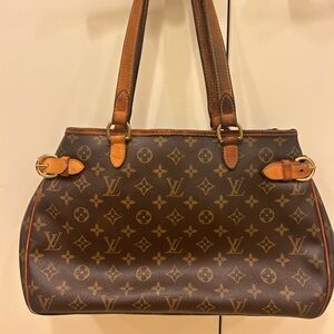 Louis Vuitton Classic Monogram Brown Shoulder Bag damage project recycle piece